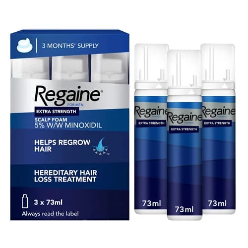 Regaine For Men Extra Strength 5% Minoxidil Foam - 3 x 73ml product image