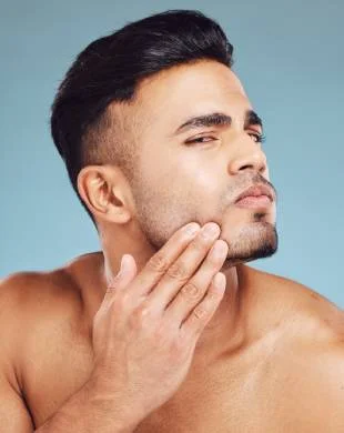 Uneven or patchy facial hair