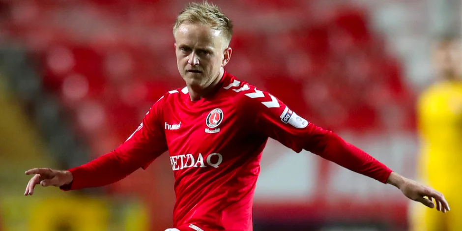 Ben Reeves playing for Charlton Athletic