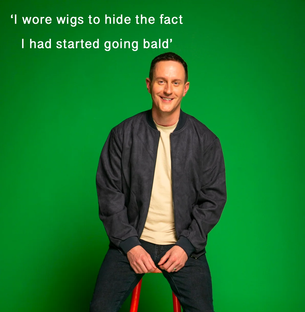 Marc featured in The Sun — “I wore wigs to hide the fact I had started going bald”
