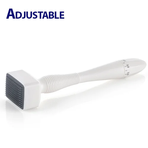 Adjustable 140A Stainless Steel Needle Derma Stamp for Hair & Scalp